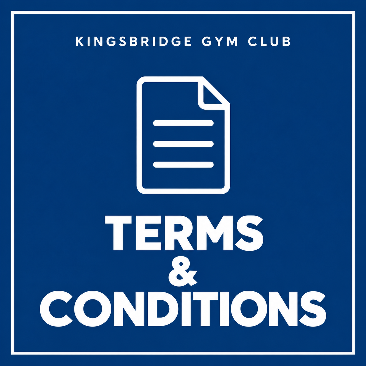 Terms and conditions